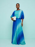Azure Cascade Two-Piece Set on model