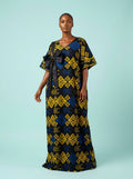 Bubu Gown with Ribbon on model