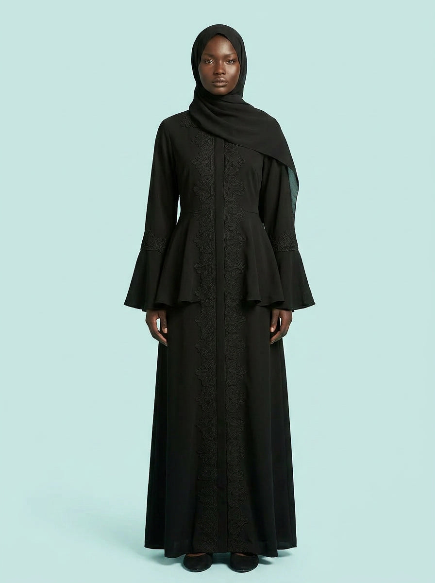 Sundus Peplum Abaya