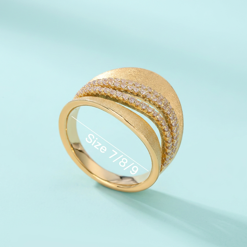 Ring with size 7/8/9 indicator
